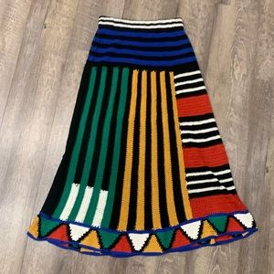 Farm Rio sweater knit midi skirt